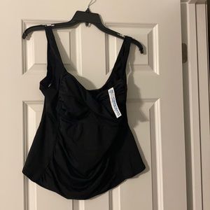 Swimsuits for all NWT black tank top